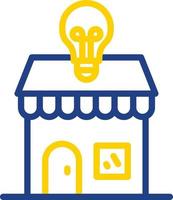Electronics Shop Vector Icon Design