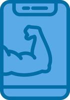 Arm Muscle Vector Icon Design