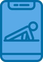Push Up Vector Icon Design