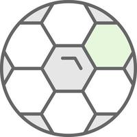 diseño de icono de vector de fútbol