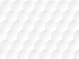 White embossed honeycomb pattern vector