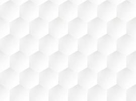 White embossed honeycomb pattern vector