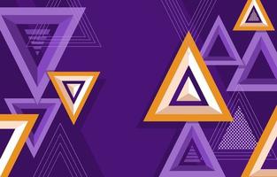 Purple Triangular Background vector