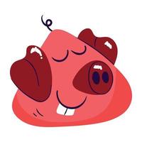 Trendy Swine Concepts vector