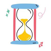 Trendy Sand Timer vector