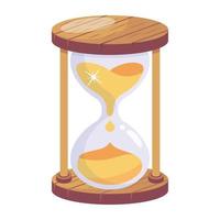 Trendy Sand Timer vector