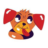 Trendy Pooch Concepts vector