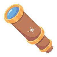 Trendy Spyglass Concepts vector