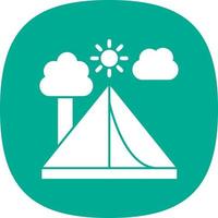 Tent Vector Icon Design