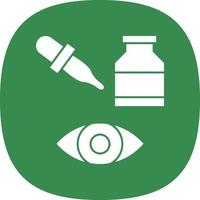 Eye Drops Vector Icon Design