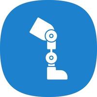Prothesis Vector Icon Design
