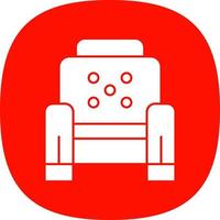 Armchair Vector Icon Design