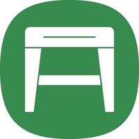 Stool f Vector Icon Design