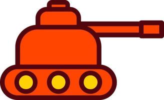 icono de vector de tanque