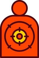 Shooting Target  Vector Icon