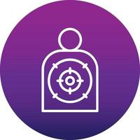 Shooting Target  Vector Icon