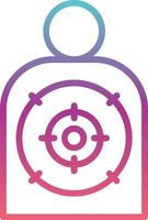 Shooting Target  Vector Icon