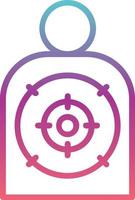 Shooting Target  Vector Icon