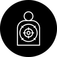 Shooting Target  Vector Icon