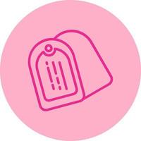 Dog Tag  Vector Icon