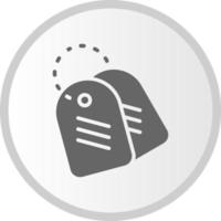 Dog Tag  Vector Icon