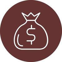 Money Bag Vector Icon