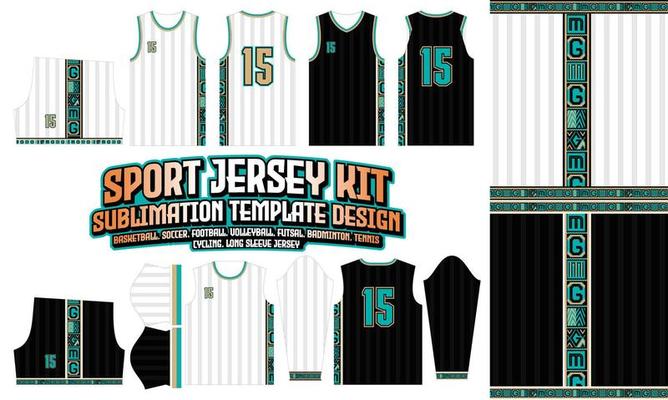 NBA - Full Sublimation Basketball Jersey Design - Get Layout