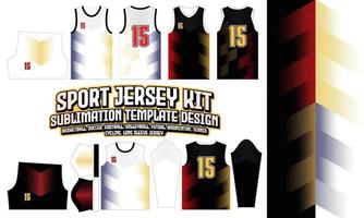 arrow stripes Jersey Apparel Sport Wear Sublimation pattern Design for Soccer Football E-sport Basketball volleyball Badminton Futsal t-shirt vector