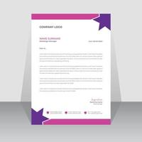 Corporate Business Letterhead Design Template vector