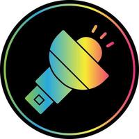 Flashlight Vector Icon Design