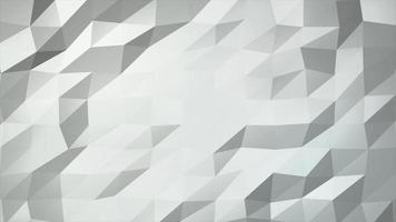 Abstract moving triangles black and white low poly digital futuristic. Abstract background. Video in high quality 4k, motion design