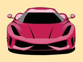 speed car front view vector design