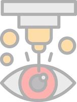 Laser Surgery Vector Icon Design