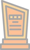 Trophy Vector Icon Design