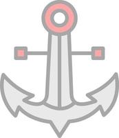 Anchor Vector Icon Design