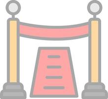 Red Carpet Vector Icon Design