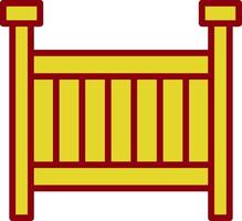 Crib Vector Icon Design