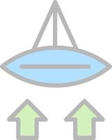 Convex Lens Vector Icon Design