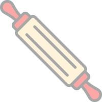 Rolling Pin Vector Icon Design