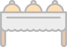 Buffet Vector Icon Design