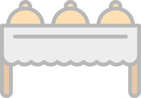 Buffet Vector Icon Design