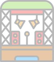 Stage Vector Icon Design