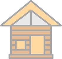 Cabin Vector Icon Design