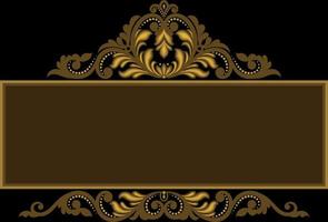 simple ornamental decorative frame vector