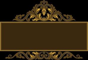 simple ornamental decorative frame vector