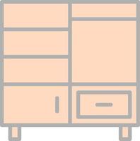 Wardrobe Vector Icon Design