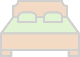 Bed Vector Icon Design