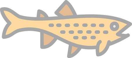 Trout Vector Icon Design