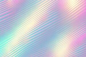 Abstract pastel iridescent shiny holographic background, futuristic and retrowave style for element photo