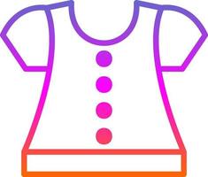 diseño de icono de vector de blusa